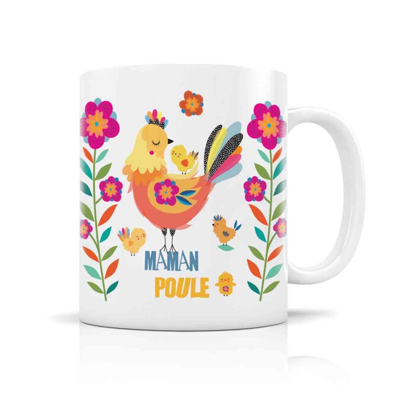 Mug Céramique - Maman Poule