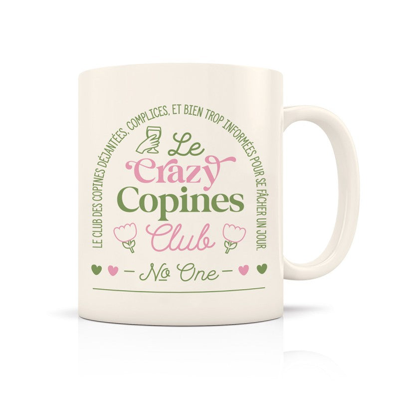 Mug Céramique - Crazy Copines - 350ml