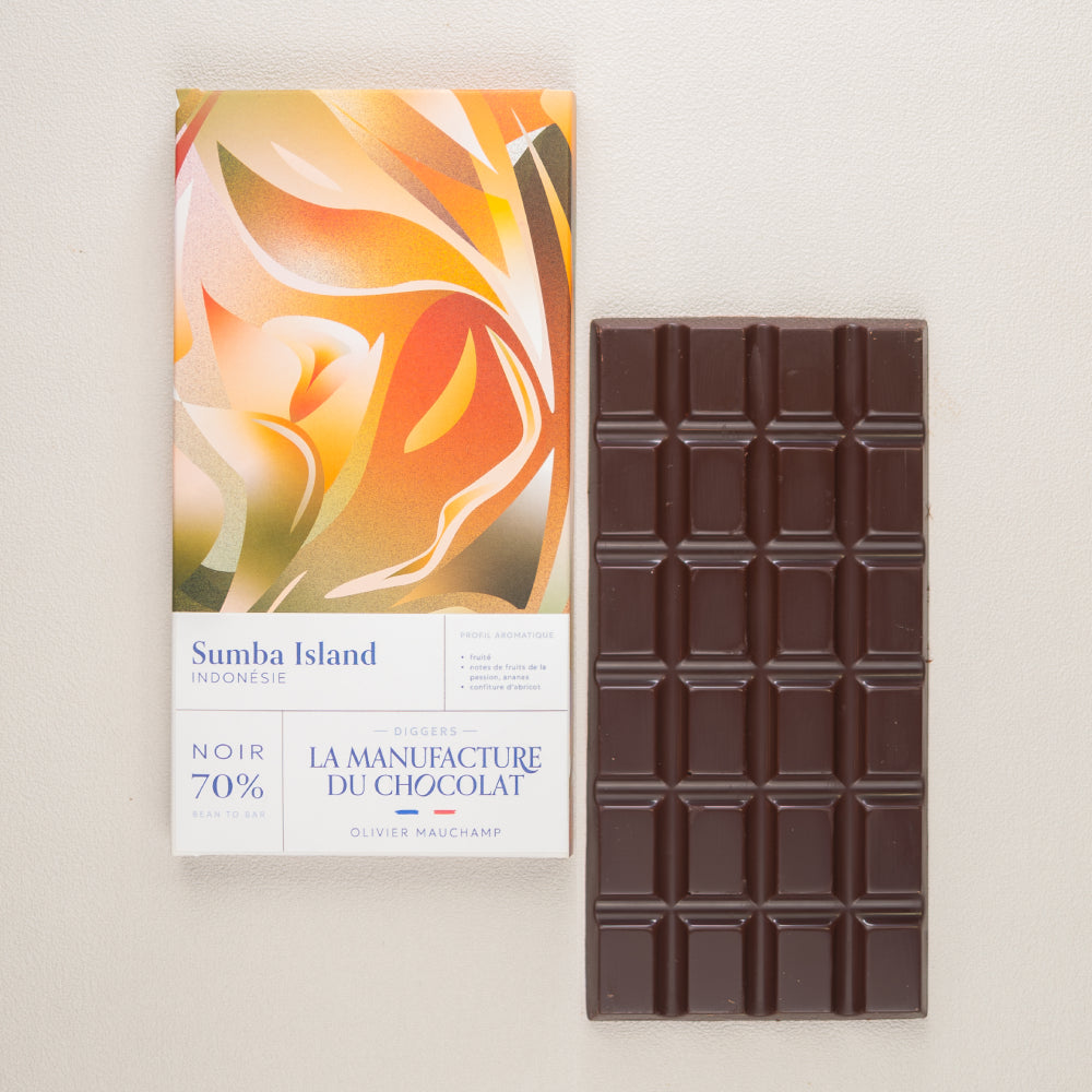 Indonésie – Sumba Island – Tablette de Chocolat Noir 70 %